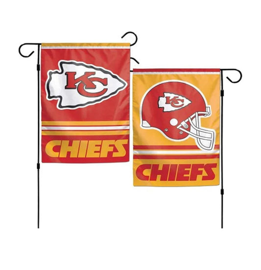 Kansas City Pro Football Team Flag 12 x 18 Inch Garden Flag Football Banner