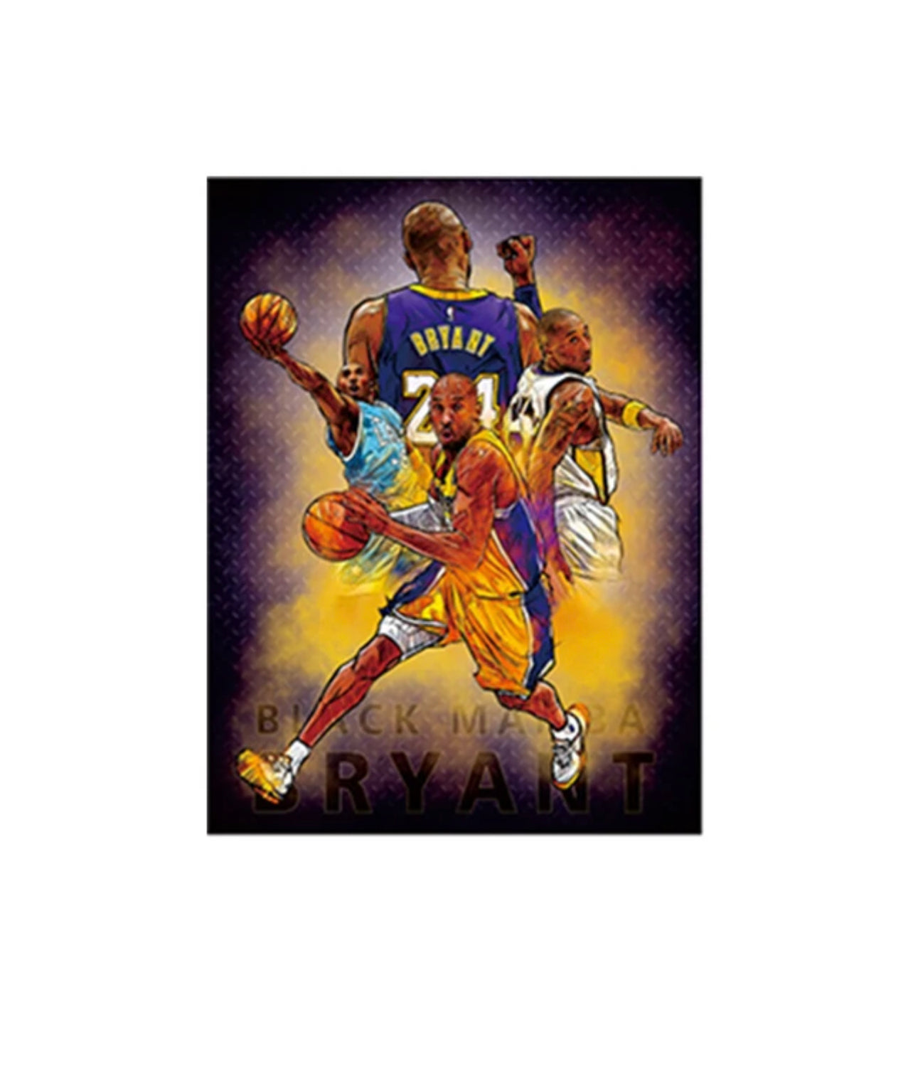 Kobe Bryant 3D Effect, 2 images in one, 3D Lenticular Effect