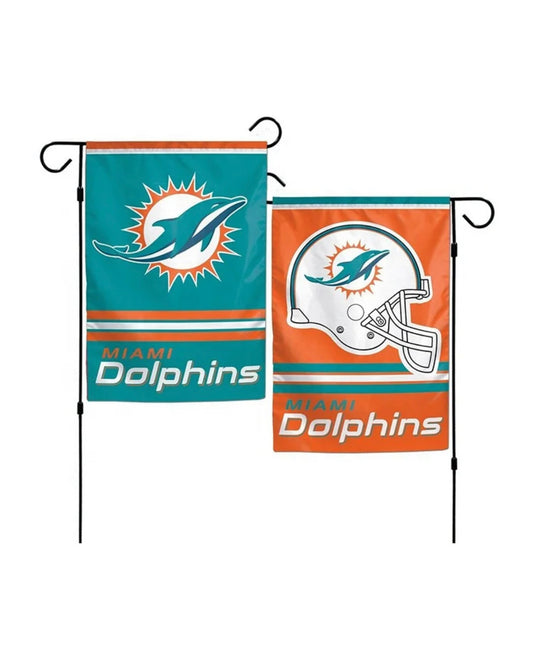 Miami Pro Football Team Flag 12 x 18 inch Garden Flag Football Banner