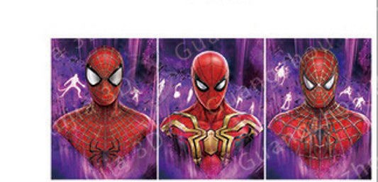 Spider Man, Marvel Poster 3D Effect, 3 images in one, 3D Lenticular Effect