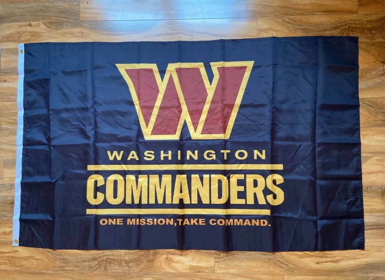 Washington Commanders Pro Football Team Flag