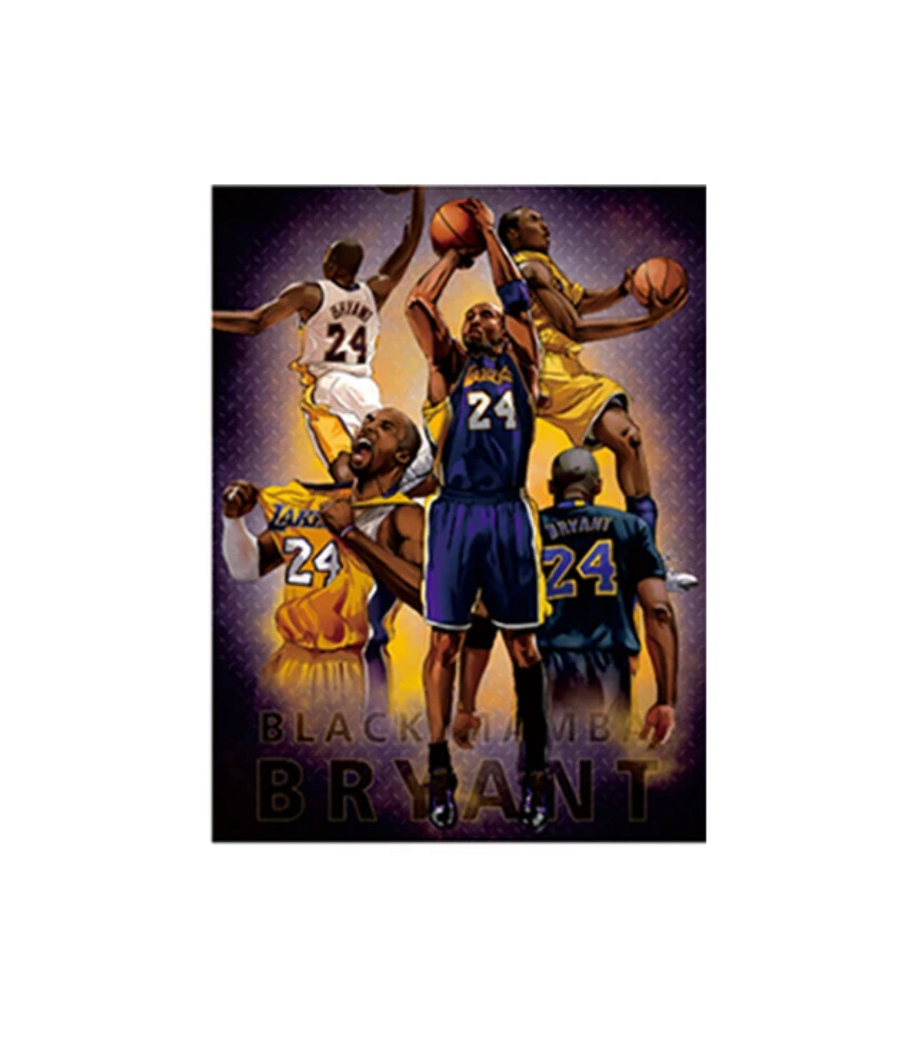 Kobe Bryant 3D Effect, 2 images in one, 3D Lenticular Effect