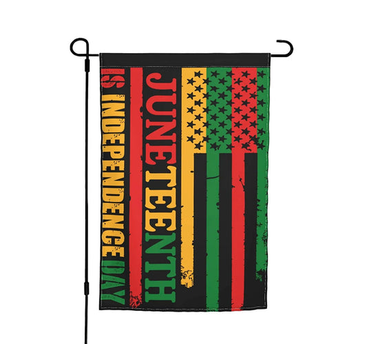 Juneteenth Garden Flag 12 x 18 Inch Garden Flag Independence Day Banner