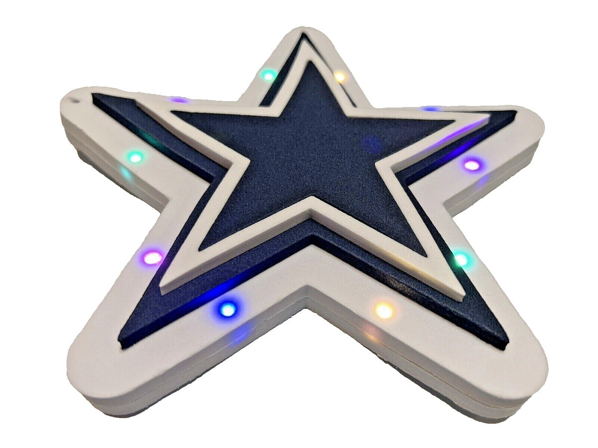 Dallas Pro Football Team LED Light Up Fan Chain Necklace