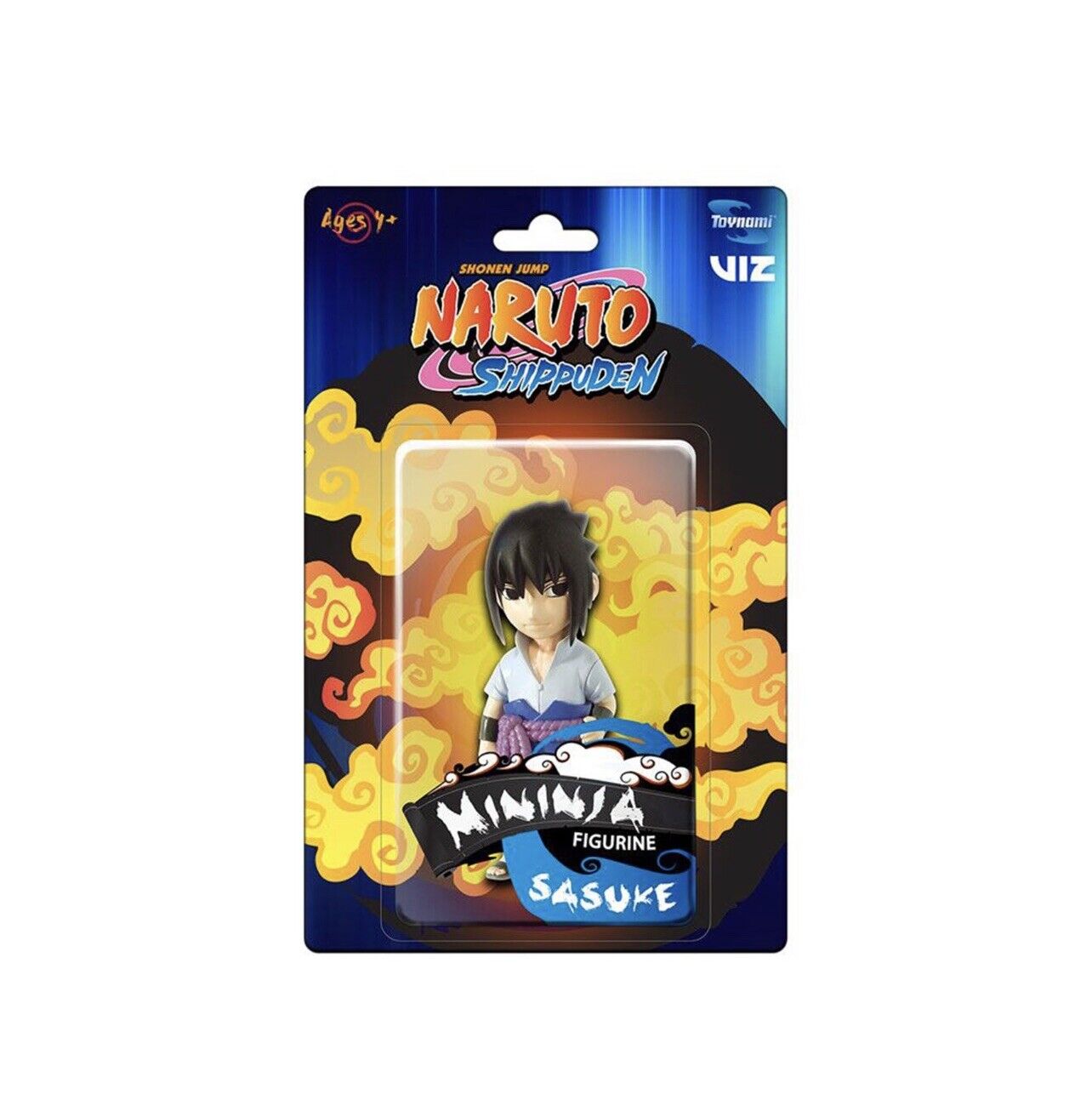 Toynami Shonen Jump Naruto Shippuden Mininja 4" Sasuke Mini Figure