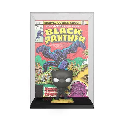 Black Panther Pop! Comic Cover Figure with Case