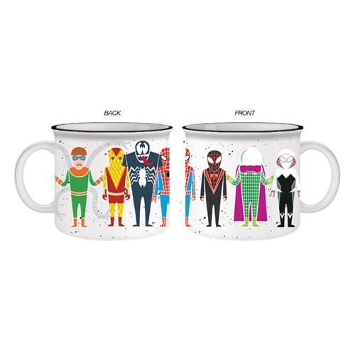 Spider-Man Character Line Up 20 oz. Ceramic Camper Mug