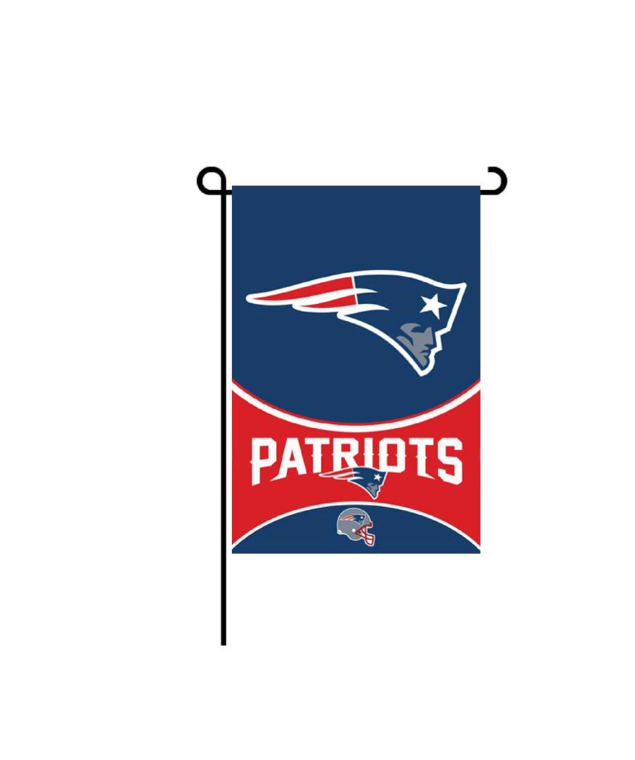 New England Pro Football Team Flag 12 x 18 Inch Garden Flag Football Banner