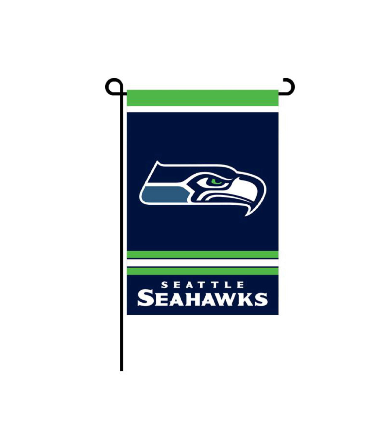 Seattle Pro Football Team Flag 12 x 18 inch Garden Flag Football Banner