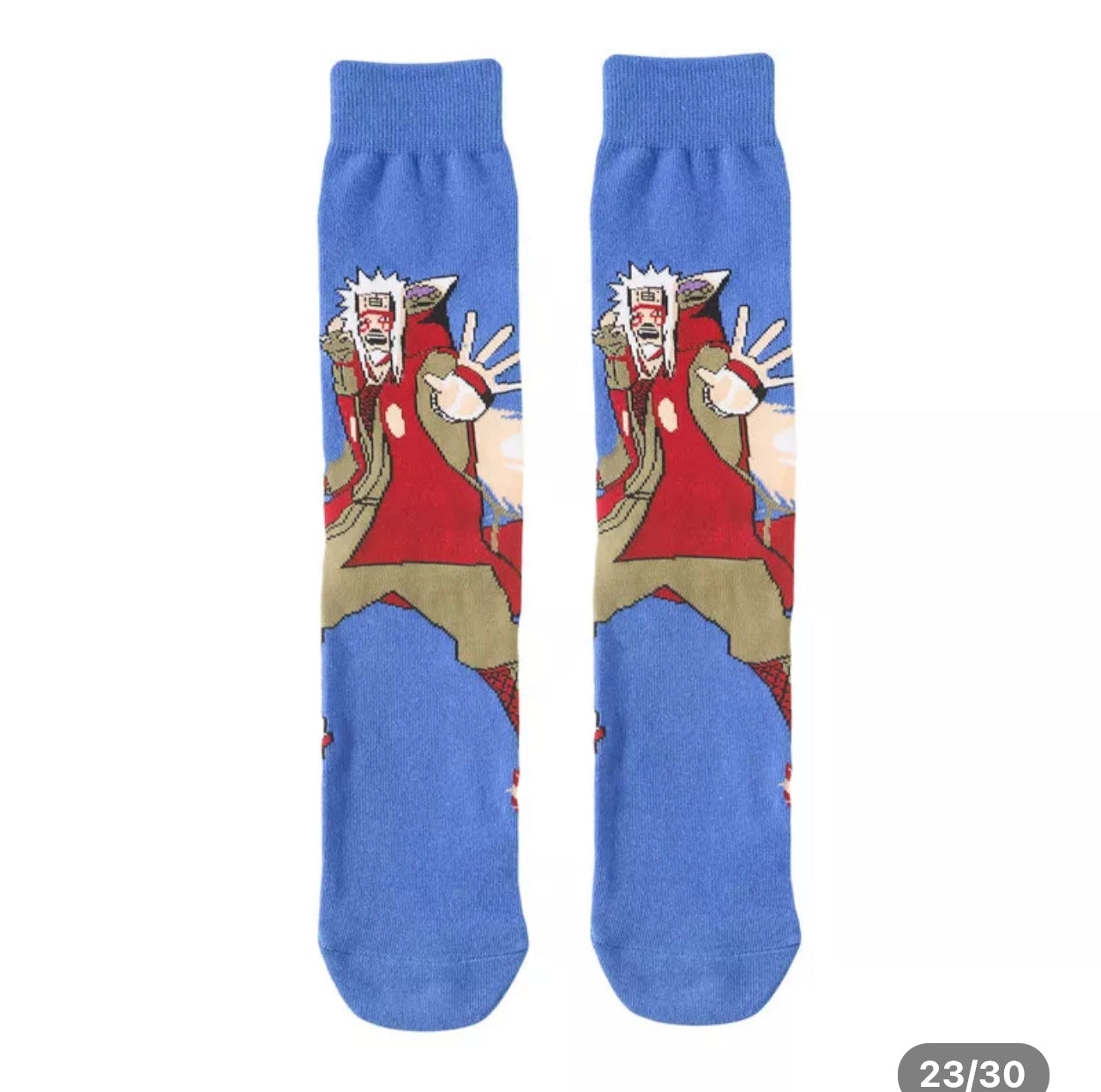 Nartuo Anime Cartoon Socks, Fun Novelty Unisex 360 Degree Artwork Character Designed Crew Socks