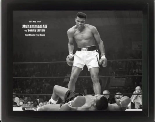 Muhammad Ali Poster 3D Effect, 2 images in one, 3D Lenticular Effect