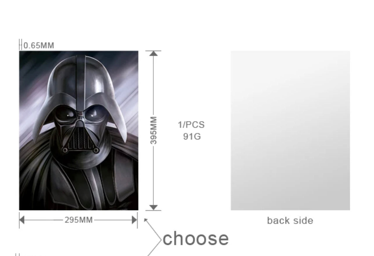 Darth Vader Poster 3D Effect, 2 images in one, 3D Lenticular Effect