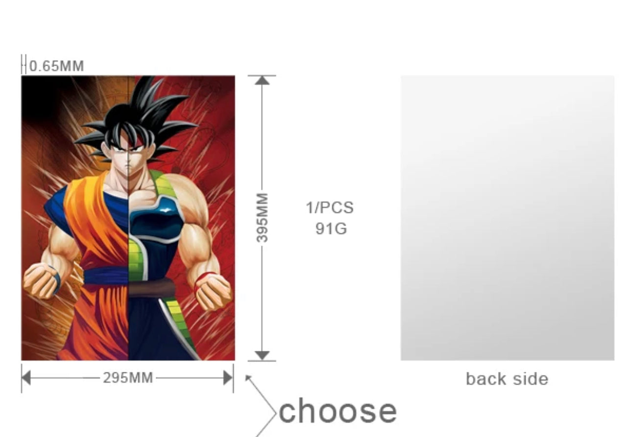 Goku Dragon Ball Z  Poster 3D Effect, 2 images in one, 3D Lenticular Effect