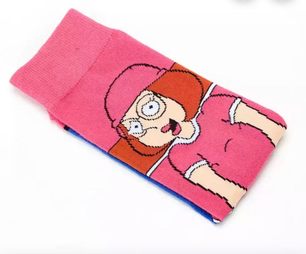 Meg Griffin Cartoon Socks, Fun Novelty Unisex 360 Degree Artwork Character Designed Crew Socks