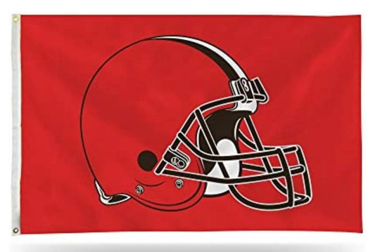 Cleveland Pro Football Team Flag 3 x 5 Tailgate Flag Mancave Football Banner