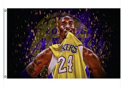 Kobe Bryant Legend Flag 3 x 5 Black Mamba Mancave Banner