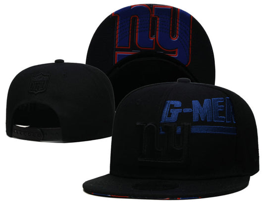 New York Men's SnapBack Cap Pro Football Hat Black