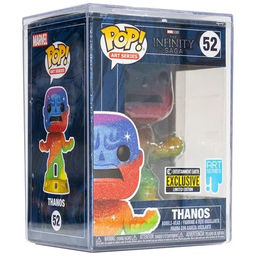 Marvel Infinity Saga Thanos Art Series Pop! Vinyl Figure with Premium Pop Protector!