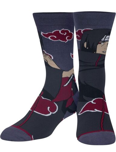 Cartoon Socks, Naruto Anime Fun Novelty Mens Crew Character Socks