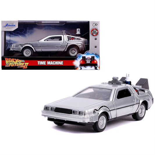 Back to the Future 2 Time Machine 1:32 Scale Die-Cast Metal Vehicle