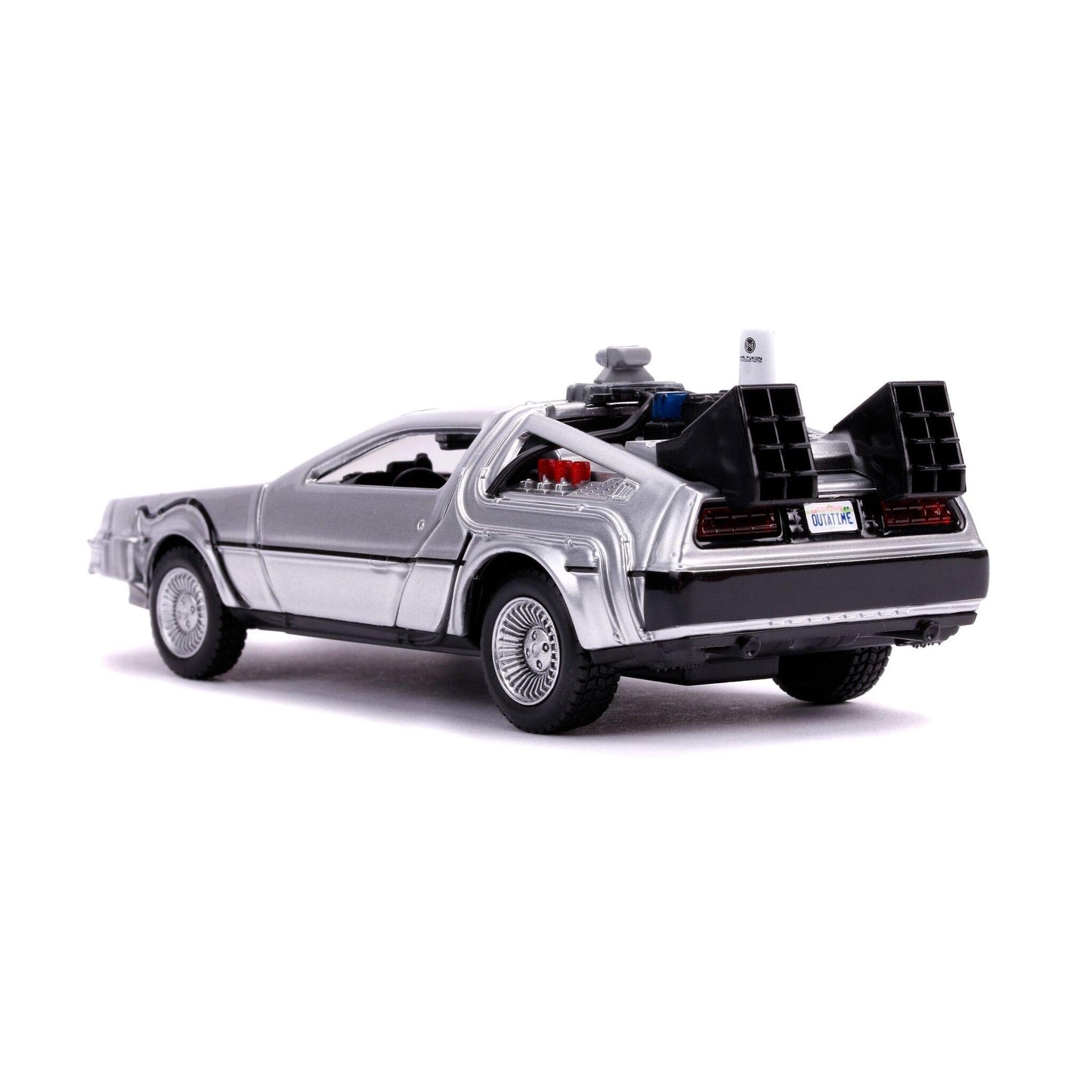 Back to the Future 2 Time Machine 1:32 Scale Die-Cast Metal Vehicle