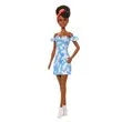 Barbie Fashionistas Doll #185 with Bleached Denim Dress