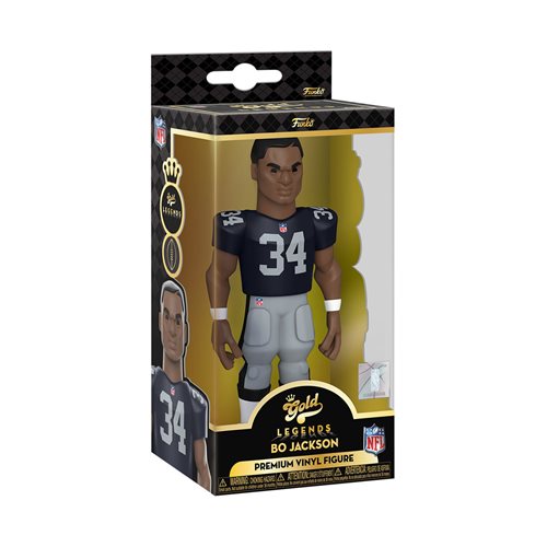 NFL Legends Raiders Bo Jackson 5-Inch Vinyl Gold Figure