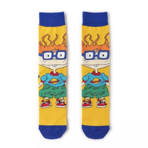 Chuckie Rugrats Cartoon Socks Fun Novelty Mens Crew Character Socks