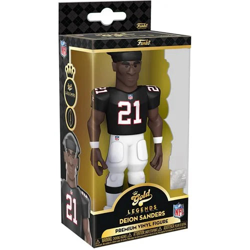 NFL Legends Atlanta Falcons Deion Sanders 5-Inch Vinyl Gold Figure