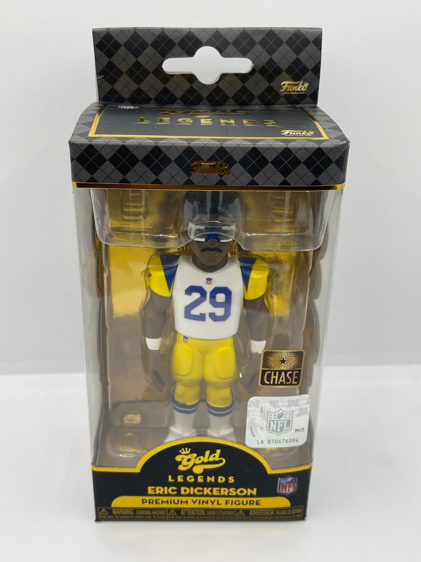 NFL Legends Rams Eric Dickerson (CHASE) 5-Inch Vinyl Gold Figure