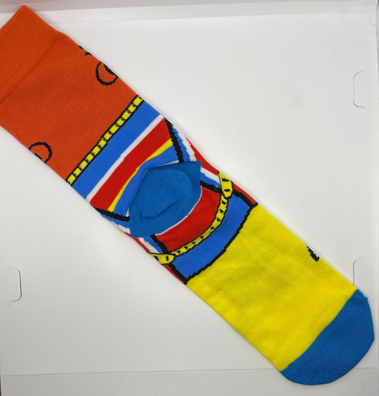 Ernie Sesame Street Cartoon Socks Fun Novelty Crew Character 360 Degree Artwork Designed Socks