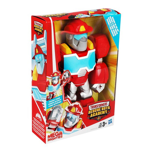 Transformers Rescue Bots Academy Mega Mighties Heatwave the Fire-Bot 10-Inch Robot Action Figure