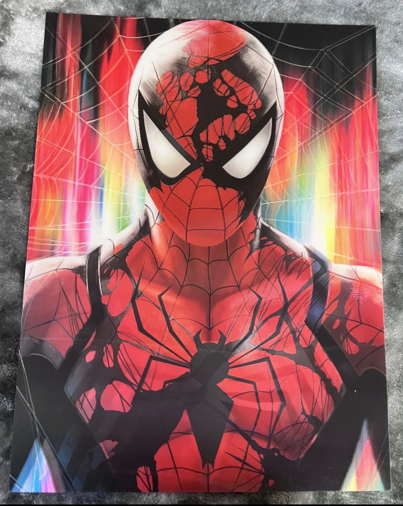 Marvel, Spider Man,Poster 3D Effect, 3 images in one, 3D Lenticular Effect