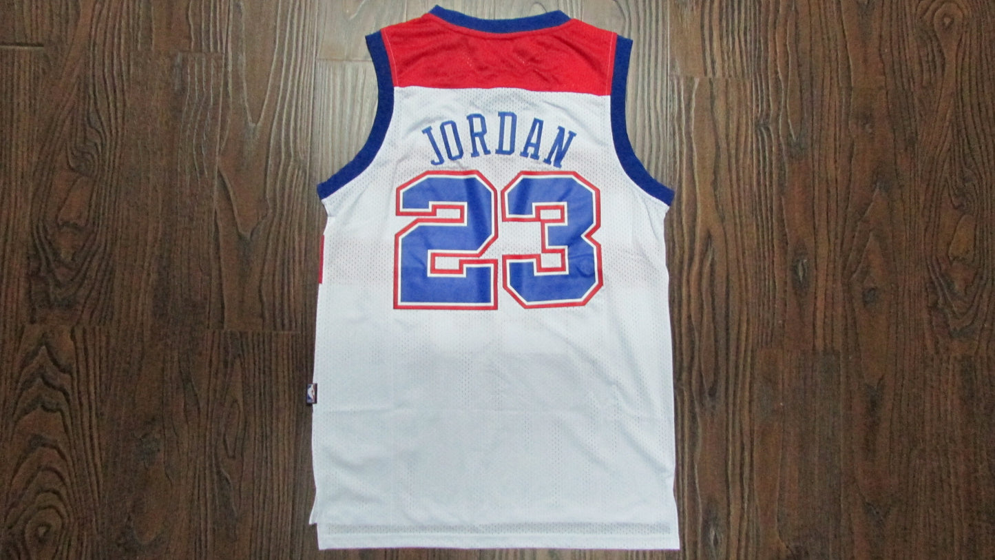 Jordan Washington Bullets Stitched Jersey Men's Pro Basketball Jersey