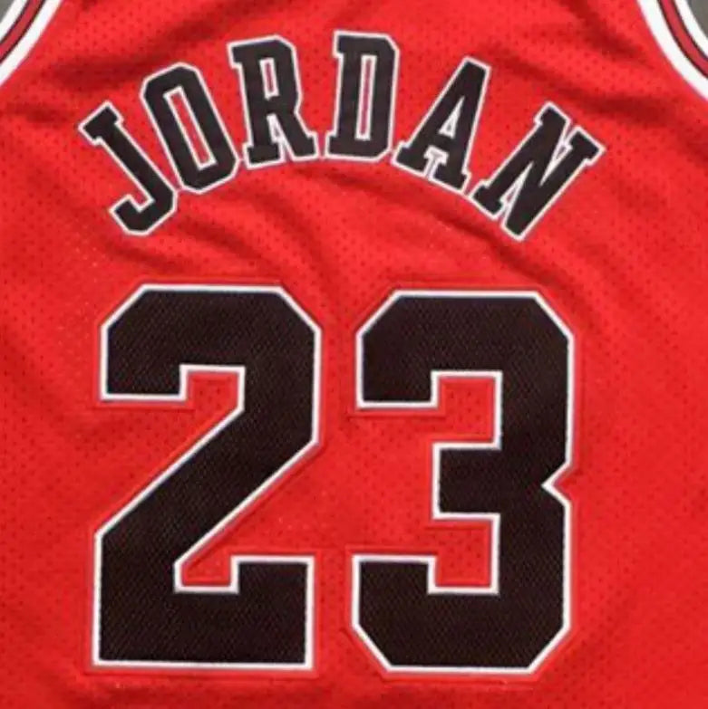 Jordan Stitched Jersey Dense Embroidery Men's  Jersey