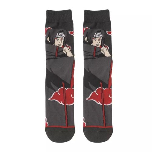 Cartoon Socks, Naruto Anime Fun Novelty Mens Crew Character Socks