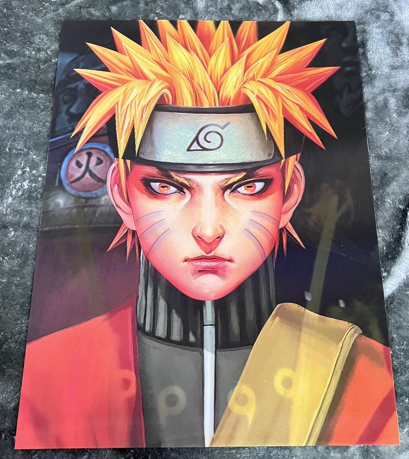 Naruto Poster 3D Effect, 2 images in one, 3D Lenticular Effect