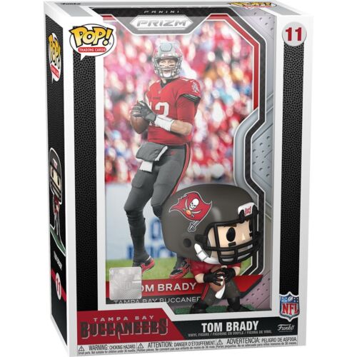 NFL Tampa Bay Buccaneers Tom Brady Pop! Trading Card Figure With Hard CASE