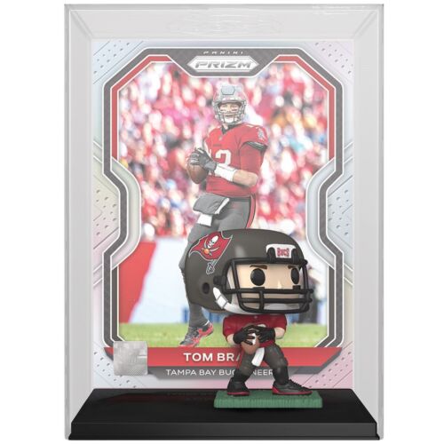 NFL Tampa Bay Buccaneers Tom Brady Pop! Trading Card Figure With Hard CASE