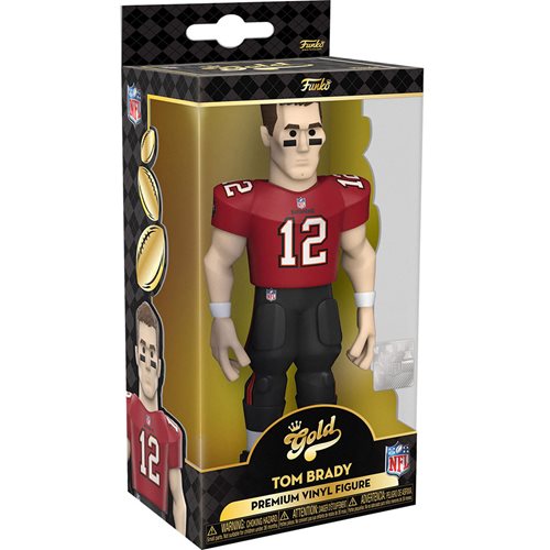 NFL Buccaneers Tom Brady (Home Uniform) 5-Inch Vinyl Gold Figure