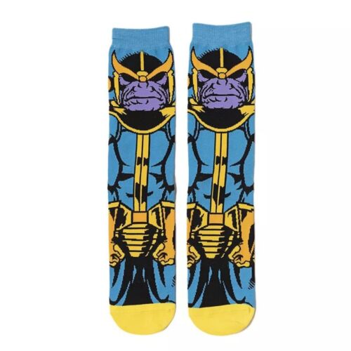 Cartoon Socks, Fun Novelty Mens Crew Character Socks