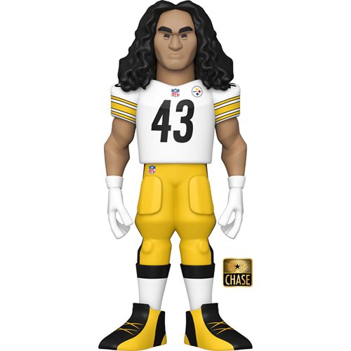 NFL Legends Steelers Troy Polamalu (CHASE) 5-Inch Vinyl Gold Figure