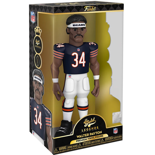 NFL Legends Bears Walter Payton 12-Inch Vinyl Gold Figure